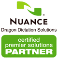 Seit Dezember 2005 ist LinguaConsult Certified Premier Solutions Partner  fr Nuance Dragon Spracherkennung fr rzte.   